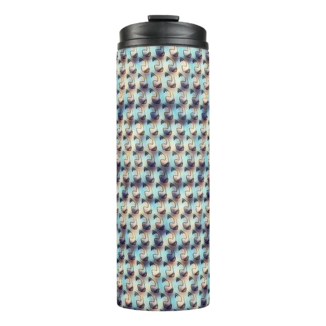 Bouteilles Isothermes Modern abstract digital pattern design 1242 (Devant)