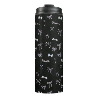 BOUTEILLES ISOTHERMES MODERN STYLISH CUSTOMIZED YOUR OWN BOW BLACK