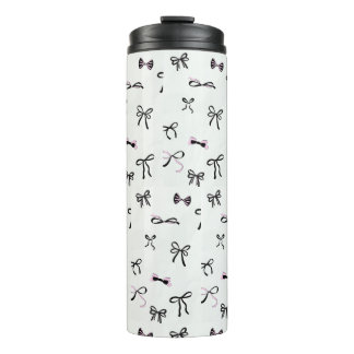 BOUTEILLES ISOTHERMES MODERN STYLISH CUSTOMIZED YOUR OWN BOW WHITE