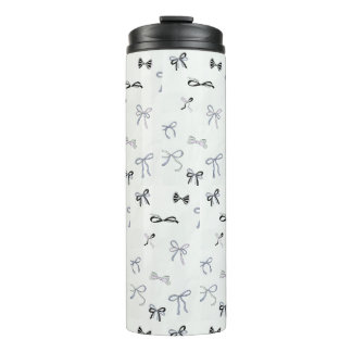 BOUTEILLES ISOTHERMES MODERN STYLISH CUSTOMIZED YOUR OWN BOW WHITE