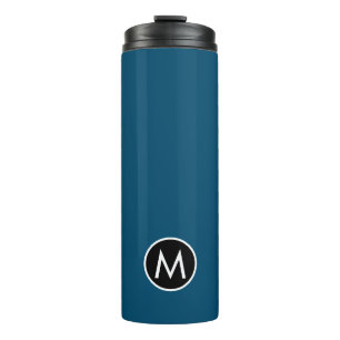 Bouteilles Isothermes Moderne élégant Magenta Monogramme Voyage Mug