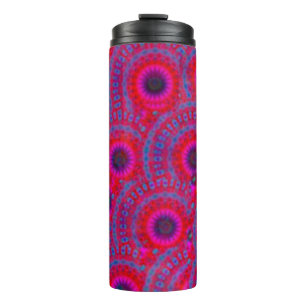 BOUTEILLES ISOTHERMES MODERNE MANDALA ROSE COULEUR ROSE