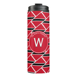 Bouteilles Isothermes Moderne TRINIDAD Mon Dieu est fidèle MONOGRAM Pers