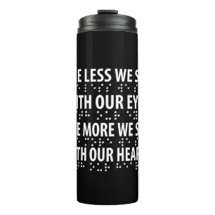 Bouteilles Isothermes Moins On Voit Avec Nos Yeux - Éclaircissement Brai