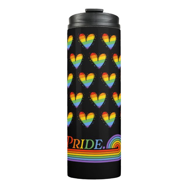 Bouteilles Isothermes Mois de fierté Rainbow LGBTQ Amour (Devant)