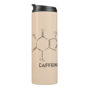 Bouteilles Isothermes Molécule de caféine