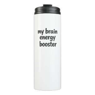 Bouteilles Isothermes Mon Booster d'Énergie Cérébrale Mug Café Drôle