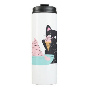 Bouteilles Isothermes Mon chat adore la glace