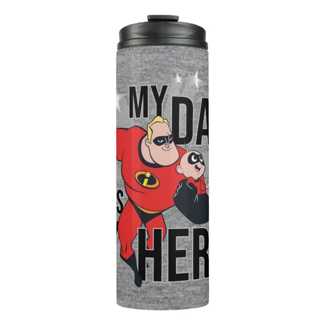 Bouteilles Isothermes Mon père est mon héros (Devant)