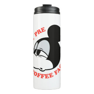 Bouteilles Isothermes Mon visage de Mickey Mouse avant café