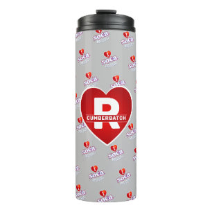 Bouteilles Isothermes MONOGRAM I  J'AIME SOCA sur GRIS