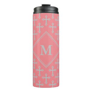 Bouteilles Isothermes Monogramme CROIX rose