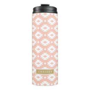 Bouteilles Isothermes Monogramme de Pêche et d'Aztèque Or