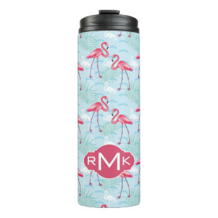 Bouteilles Isothermes Monogramme du motif   de Flamant rose