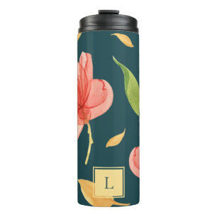 Bouteilles Isothermes Monogramme floral du jardin d'air Paruline thermiq