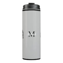 Monogramme Graphique mignon Eléphant Noir personna