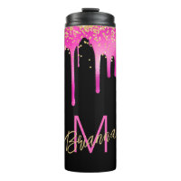 Monogramme Hot Pink Drives Moderne Personnalisé