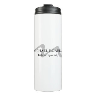 Bouteilles Isothermes Monogramme moderne tendance professionnel initial