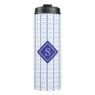Bouteilles Isothermes Monogramme Motif des rayures cardiaques du pays