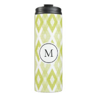 Monogramme Motif Rustique Chartreuse Ikat