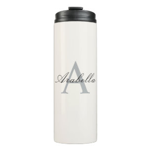 Bouteilles Isothermes  Monogramme personnalisé Nom 