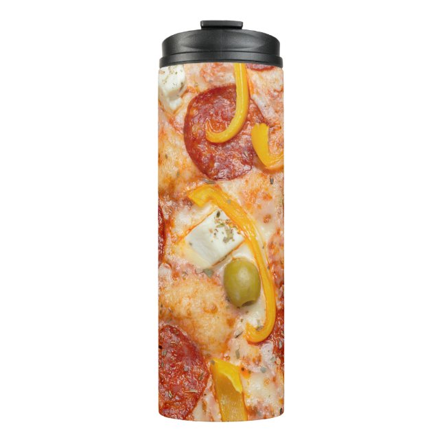 Bouteilles Isothermes Monogramme personnalisé PIZZA (Devant)