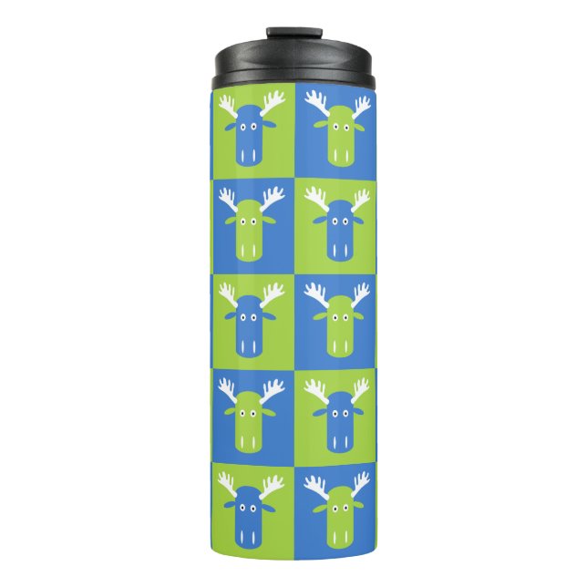 Bouteilles Isothermes Moose Head Pop Art tumbler (Devant)