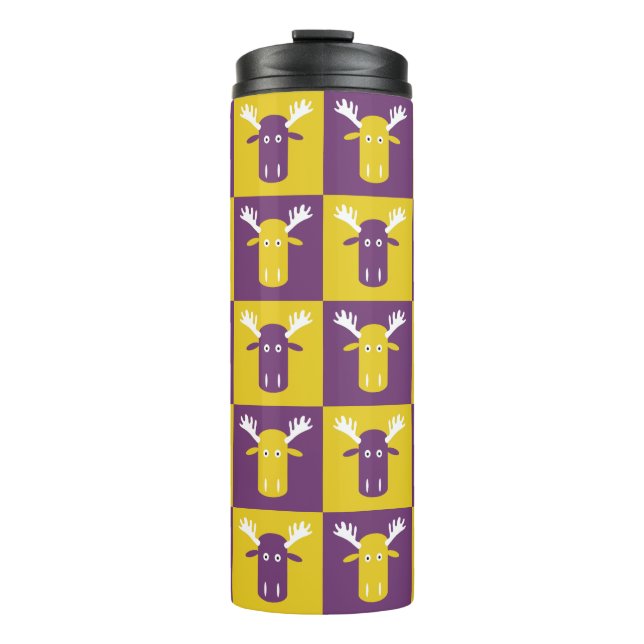 Bouteilles Isothermes Moose Head Pop Art tumbler (Devant)