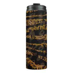 Bouteilles Isothermes Mosaic Chic Elegant Safari Glam Jungle Party