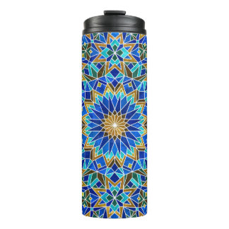 Bouteilles Isothermes Mosaïque marocaine : Design arabe sans fil
