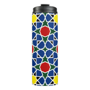 Bouteilles Isothermes Mosaïque marocaine Mosaïque géométrique Motif