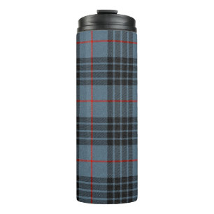 Bouteilles Isothermes Motif à carreaux Tartan Bleu Mackay