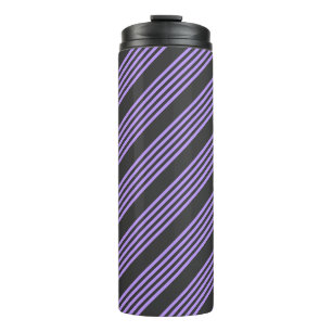 Bouteilles Isothermes Motif à cinq bandes violet et charbon de bois