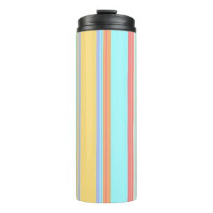 Bouteilles Isothermes Motif à rayures pastel
