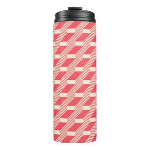 Bouteilles Isothermes Motif Abstrait sans couture dans les couleurs rétr