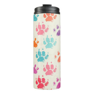 Bouteilles Isothermes Motif Abstrait sans soudure - encre colorée vive p