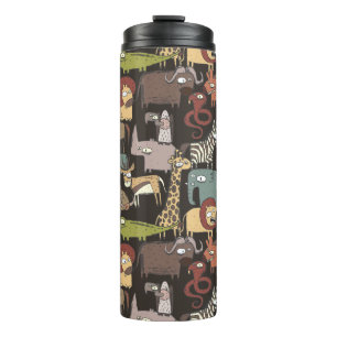 Bouteilles Isothermes Motif africain d'animaux