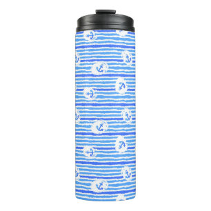 Bouteilles Isothermes Motif Ancre d'aquarelle 1