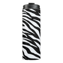 Motif animalier safari zèbre noir et blanc