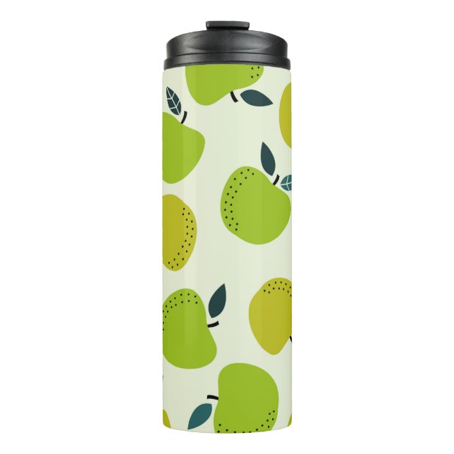 Bouteilles Isothermes Motif Apple sans soudure. Illustration du thème de (Devant)