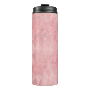 Bouteilles Isothermes Motif arlequin rose Grunge