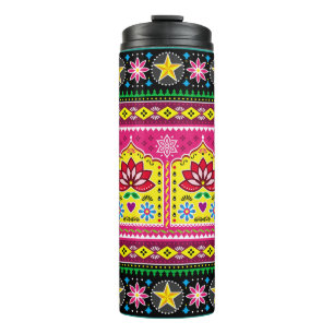Bouteilles Isothermes Motif artisanal artisanal artisanal floral sans so