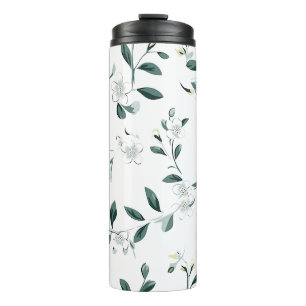 Bouteilles Isothermes Motif blanc Jasmine