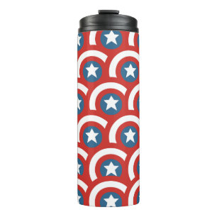 Bouteilles Isothermes Motif Captain America Overlapping Shield