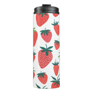 Bouteilles Isothermes Motif continu fraise