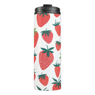 Bouteilles Isothermes Motif continu fraise