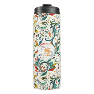 Bouteilles Isothermes Motif couleur Paisley d'inspiration vintage