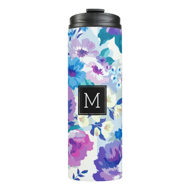 Bouteilles Isothermes Motif d'aquarelle colorée moderne (Devant)