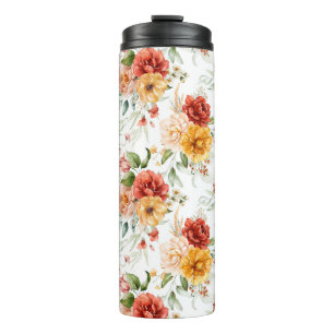 Bouteilles Isothermes Motif de bouquet de fleurs Red Peony