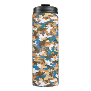 Bouteilles Isothermes Motif de camouflage numérique urbain à haut contra